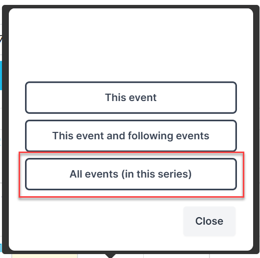 all events button